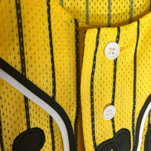 Nippon Baseball Hanshin Tigers Yellow/Black Blank Jersey Large