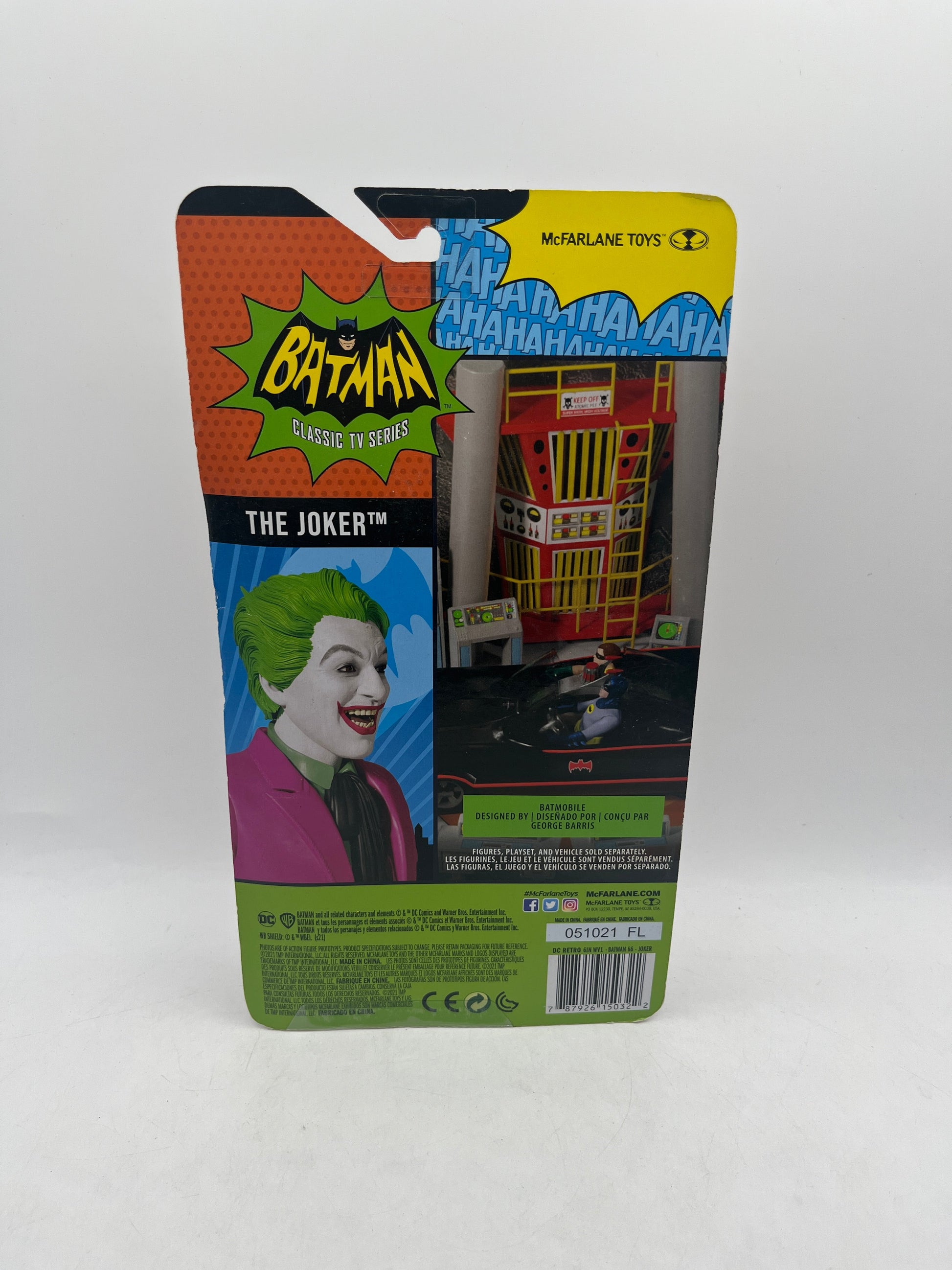 Mcfarlane Toys DC Retro Action Figure Batman 66 The Joker FRENLY BRICKS - Open 7 Days