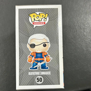 Deathstroke (unmasked) #50 Funko Pop Vinyl FRENLY BRICKS - Open 7 Days