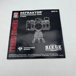 Transformers War for Cybertron: Siege Deluxe Refraktor Reconnaissance Team Exclusive Three Pack FRENLY BRICKS - Open 7 Days