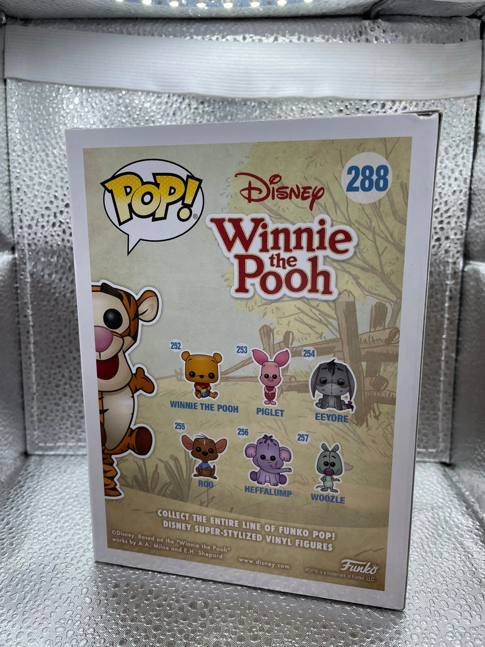 RARE FLOCKED TIGGER Winnie the Pooh SDCC 288 Funko Pop Vinyl New in Box FRENLY BRICKS - Open 7 Days