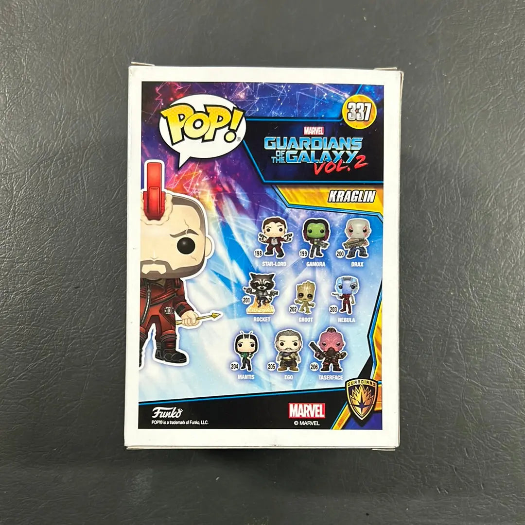 Funko Marvel Pop Vinyl - KRAGLIN Guardians of the Galaxy Vol 2 (Convention) #337 FRENLY BRICKS - Open 7 Days