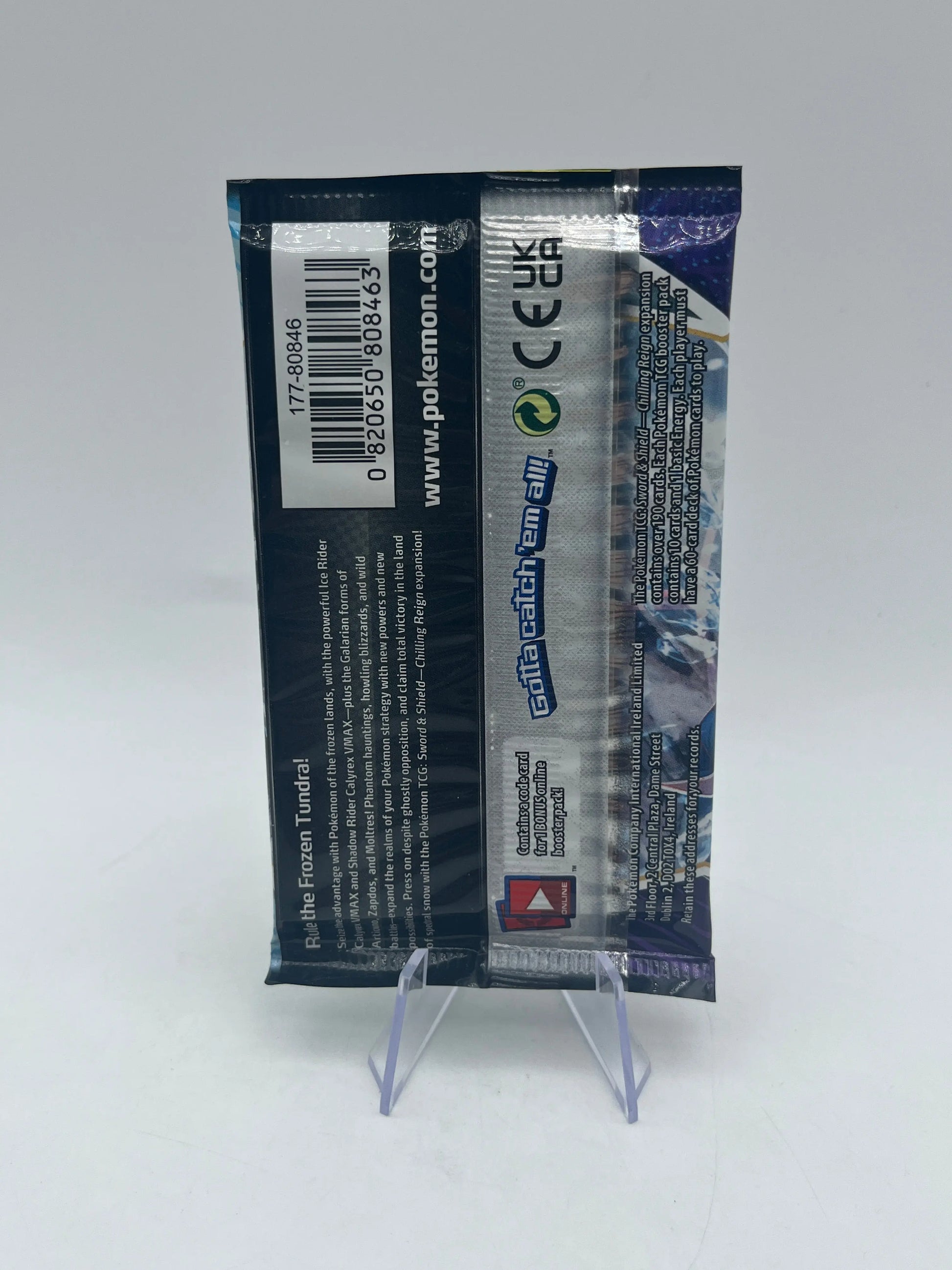 Pokemon TCG - Sword & Shield Chilling Reign  Booster Pack X5 - Art Set Sealed FRENLY BRICKS - Open 7 Days