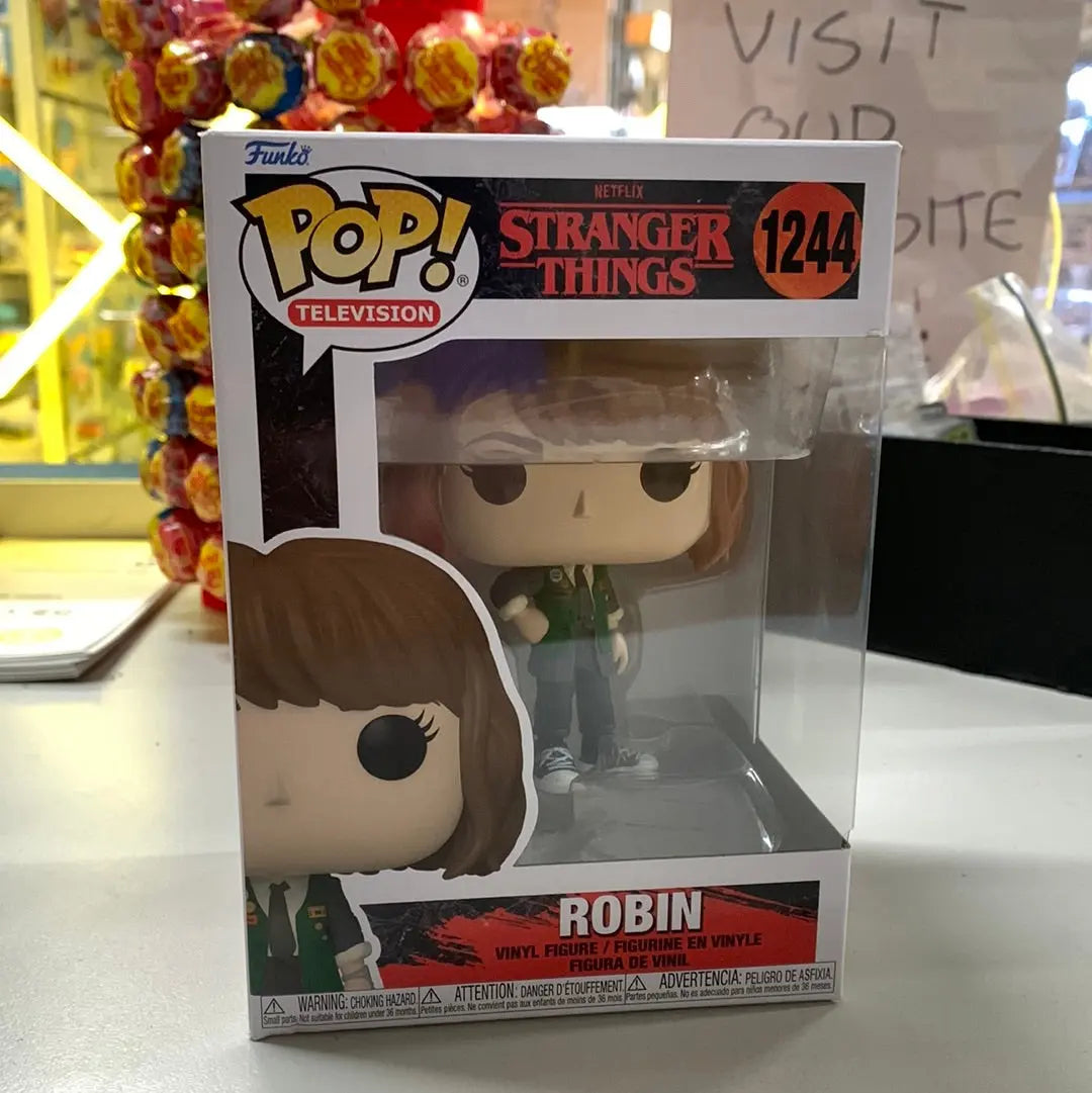 Stranger Things: Season 4 - Robin Pop! Vinyl Figure NEW Funko FRENLY BRICKS - Open 7 Days