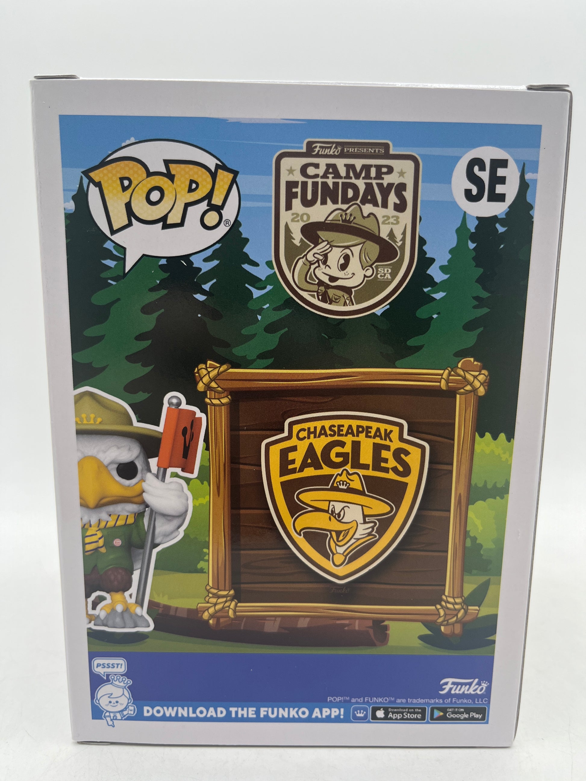 Funko Pop! Vinyl: Camp Fundays 2023 Chaseapeak Eagles 6500 Pcs Special Edition image 5