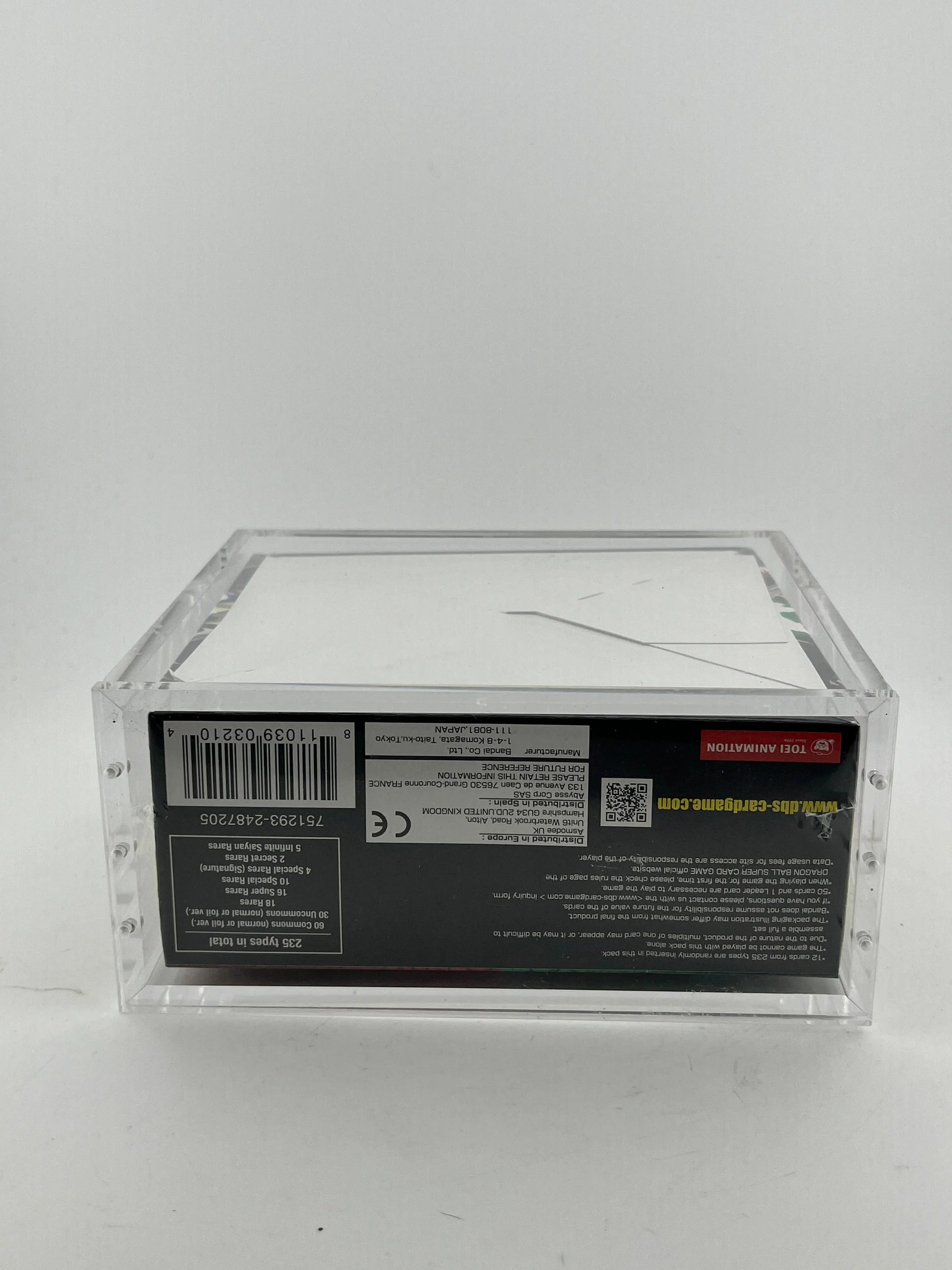 Dragon Ball Super TCG Assault of the Saiyans Booster Box B07 English - Clear Acrylic Case FRENLY BRICKS - Open 7 Days