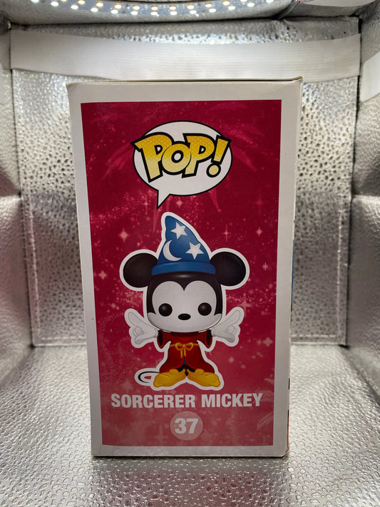 Mickey Sorcerer #37 Disney Funko Pop Vinyl 2013 (JJL 130913) RARE GRAIL FRENLY BRICKS - Open 7 Days