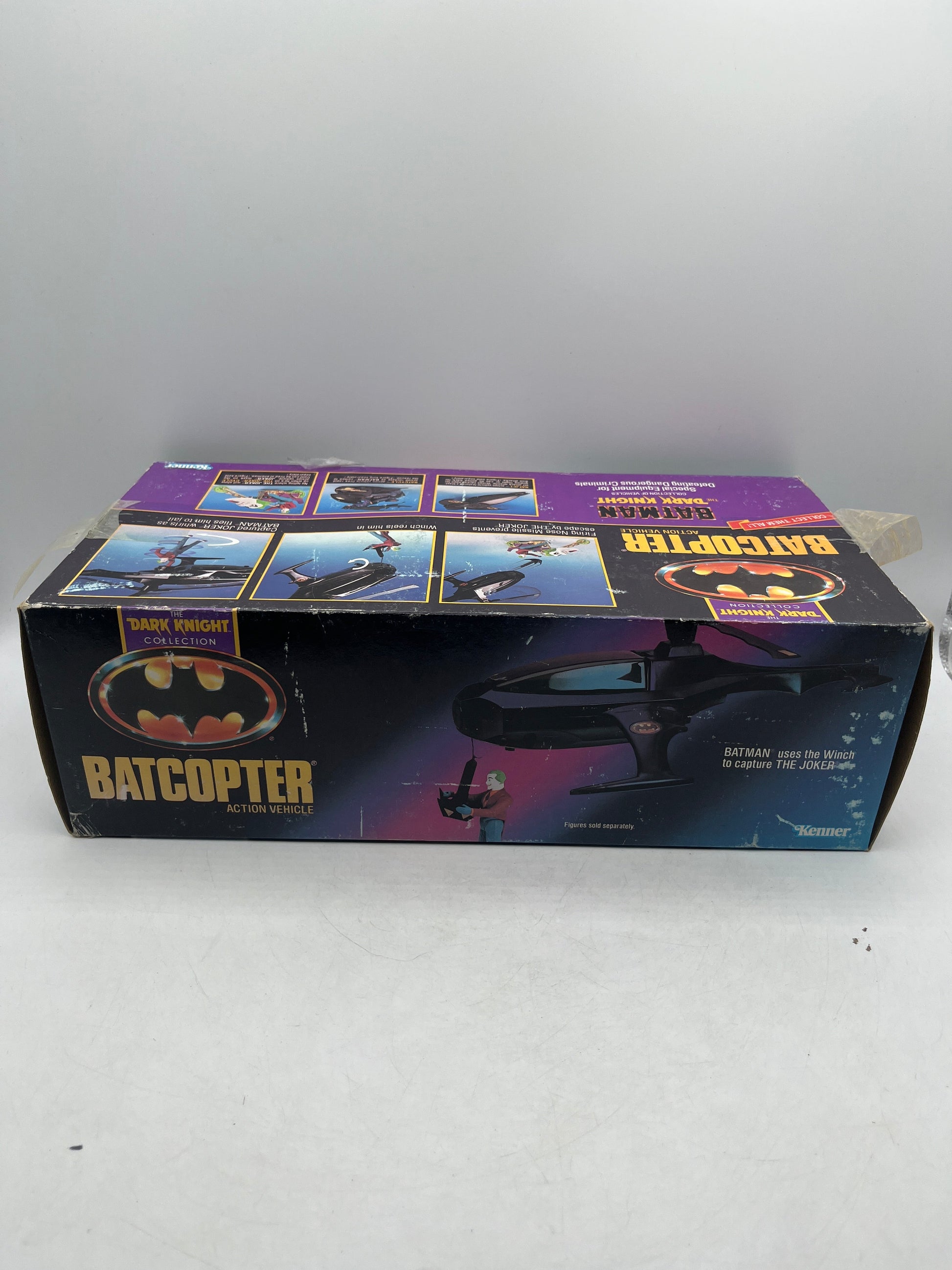 Vintage 1990 Kenner Batman Dark Knight BATCOPTER Helicopter FRENLY BRICKS - Open 7 Days