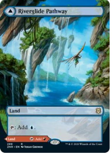 Riverglide Pathway (Borderless) Zendikar Rising Variants (R) Collector #: 289 FRENLY BRICKS - Open 7 Days