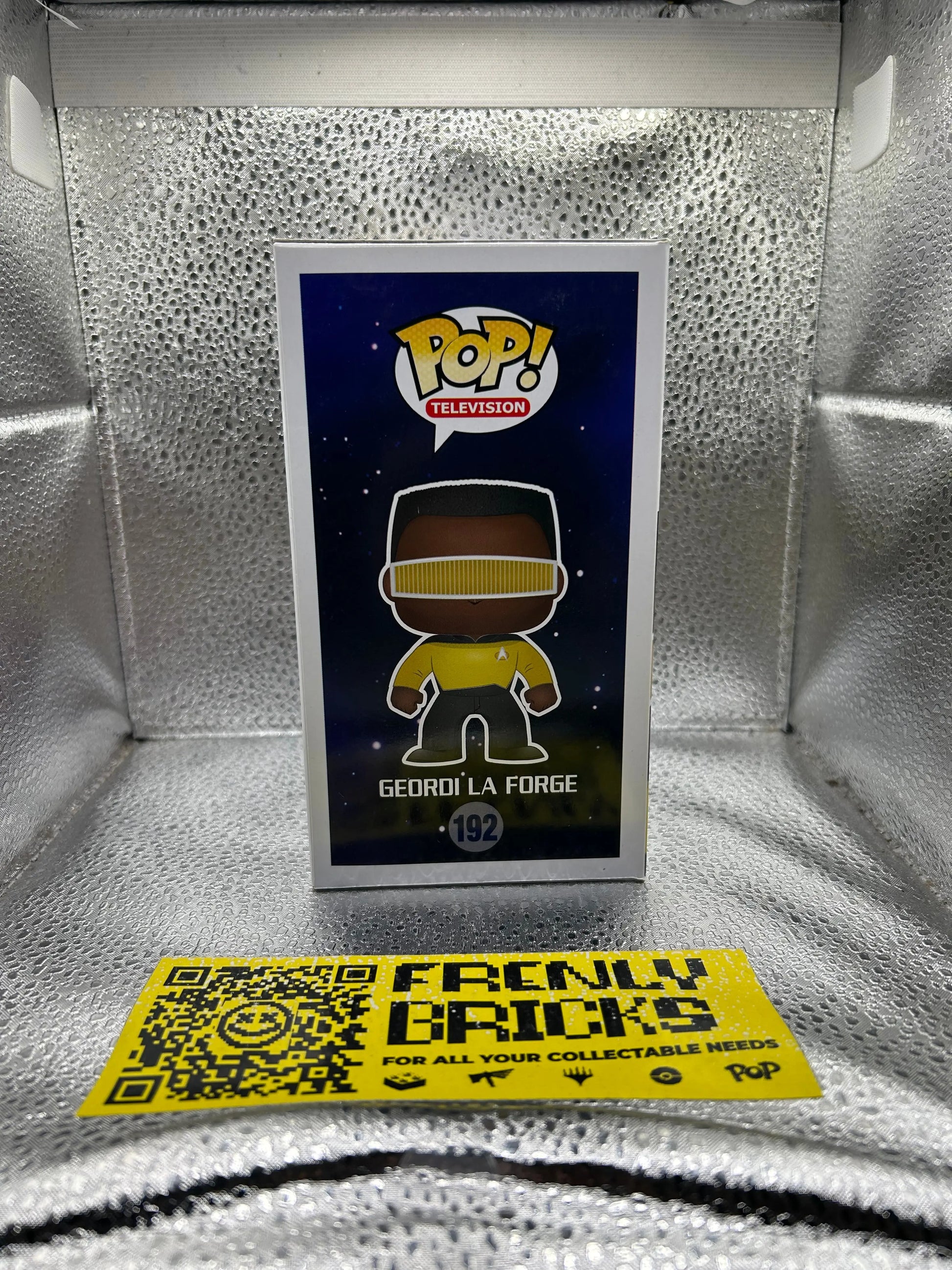 Pop Vinyl 192 Star trek #192 Geordi La Forge FRENLY BRICKS - Open 7 Days