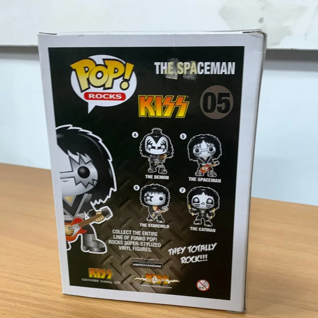 FUNKO POP ROCKS KISS #05 THE SPACEMAN VAULTED VINYL FIGURE FRENLY BRICKS - Open 7 Days