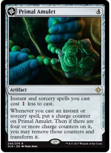 Primal Amulet Ixalan (R) Collector #: 243 FRENLY BRICKS - Open 7 Days