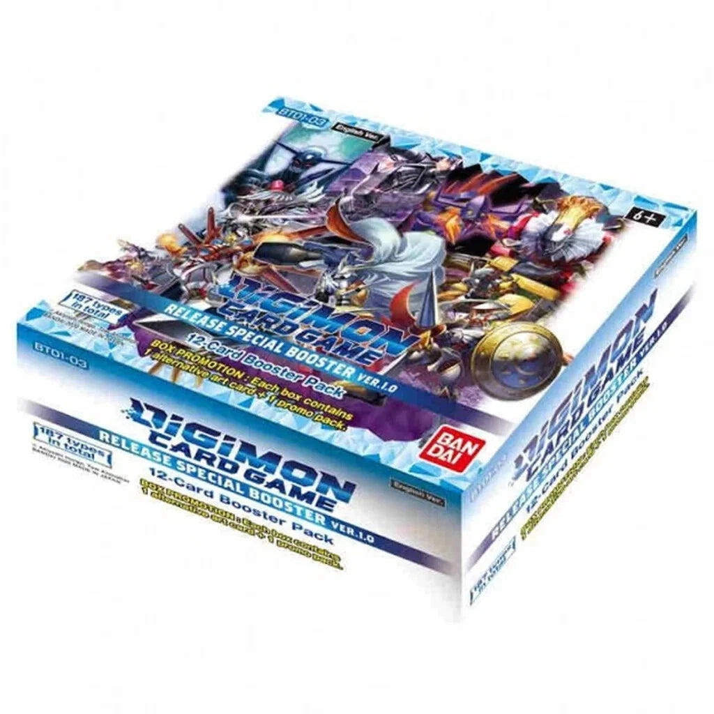 SEALED Digimon TCG Release Special Booster Box Ver 1.0 (BT01-03) FRENLY BRICKS - Open 7 Days image 1