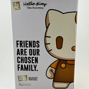 Hello Kitty DZNR Golden Edition Collectible -  New 50th Anniversary FRENLY BRICKS - Open 7 Days