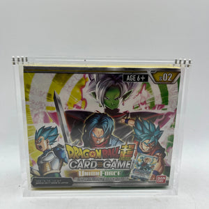 Dragon Ball Super - Union Force Booster Box B02 - Factory Sealed With Acrylic FRENLY BRICKS - Open 7 Days