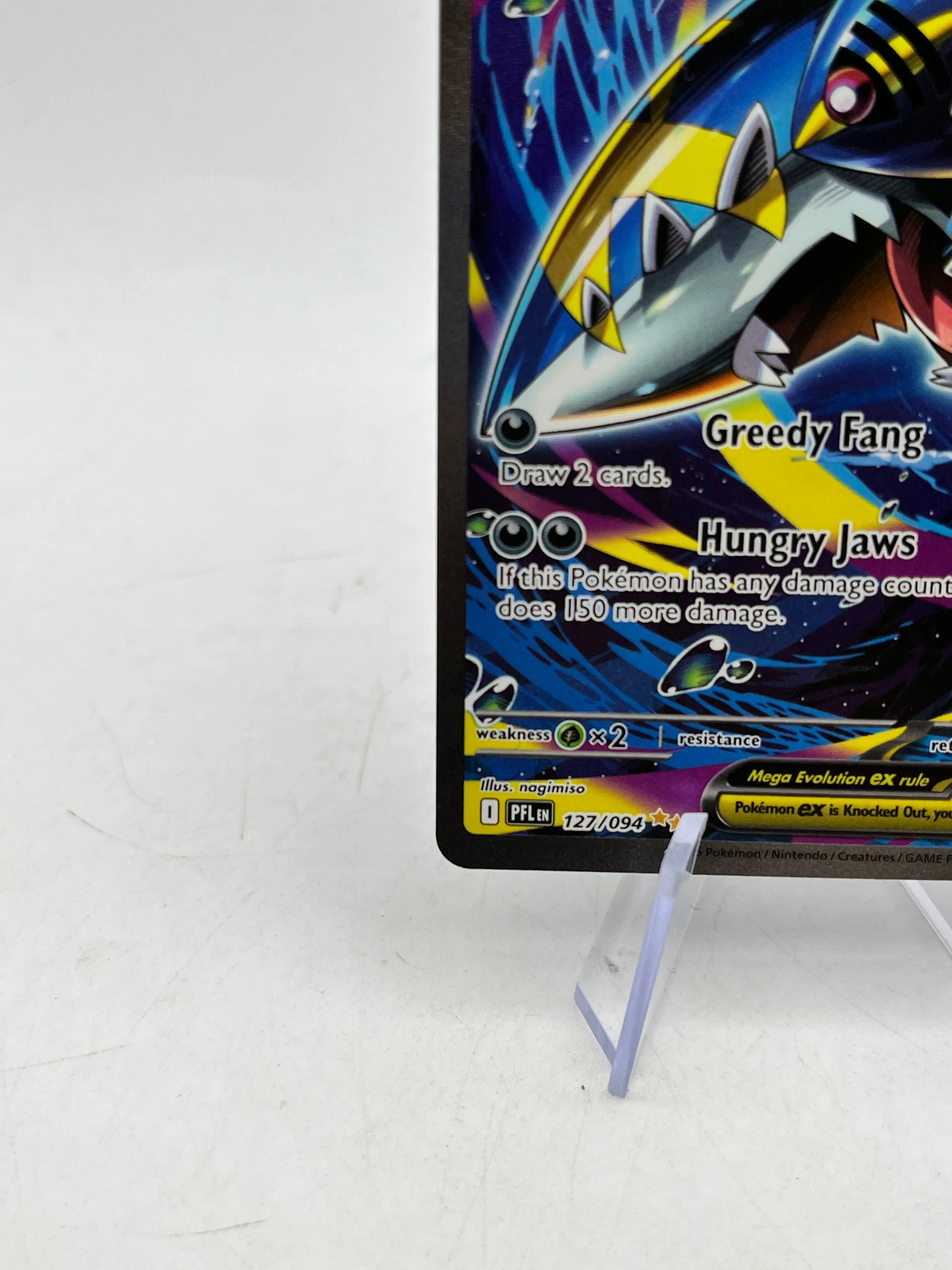 Pokémon - Mega Sharpedo EX 127/094 SIR - Phantasmal Flames FRENLY BRICKS - Open 7 Days
