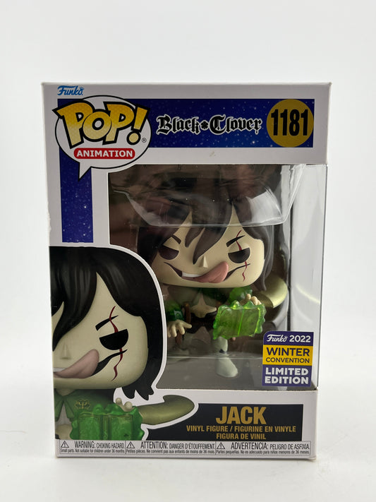 Funko POP! Animation Black Clover - Jack #1181 - 2022 Winter Limited Edition FRENLY BRICKS - Open 7 Days