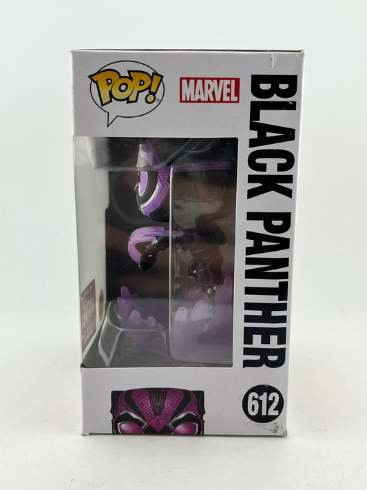 Funko POP! Marvel Black Panther - #612 Black Panther - Exclusive Glow FRENLY BRICKS - Open 7 Days