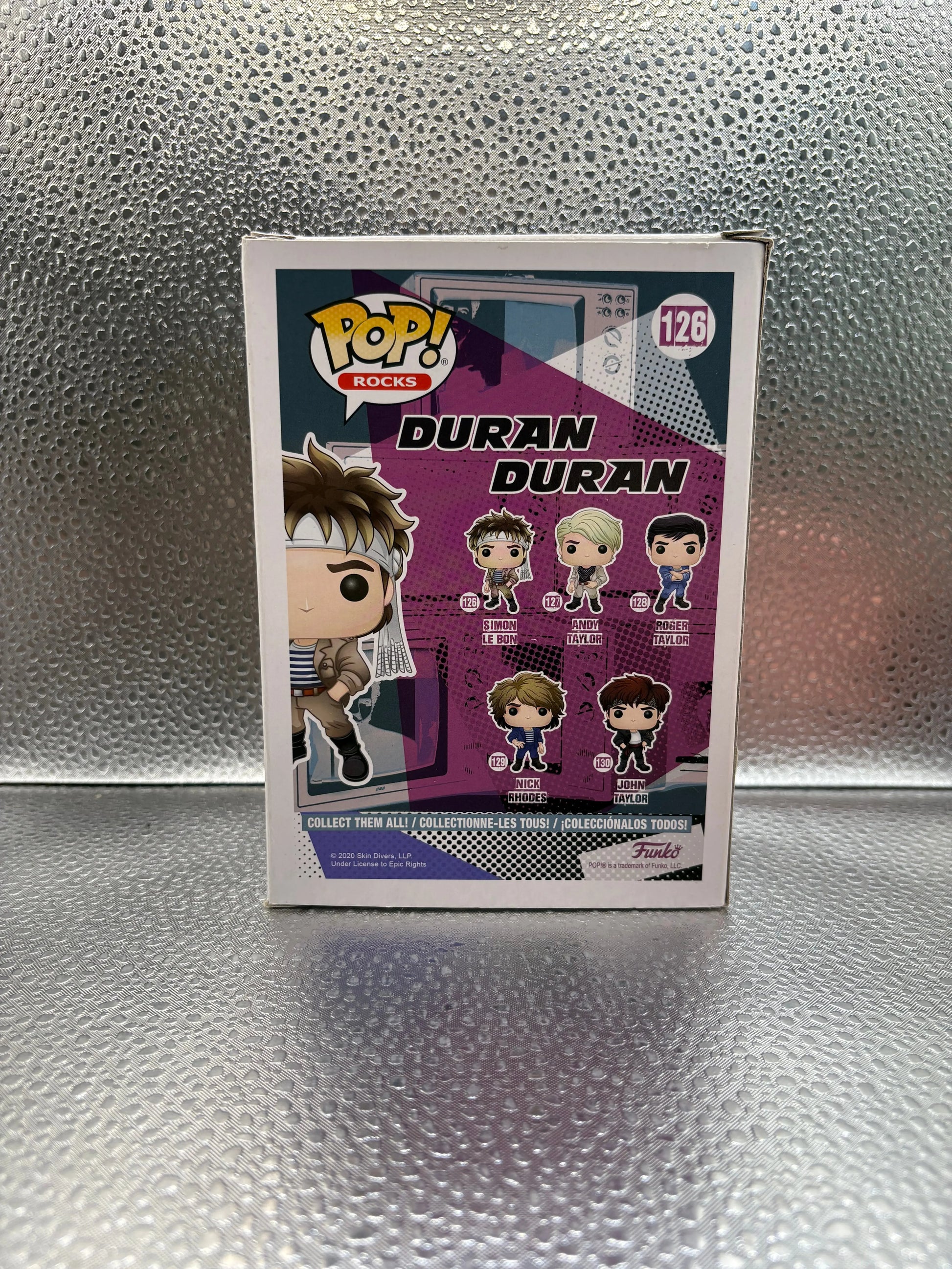 Funko Pop vinyl #126 Rocks Duran Duran Simon Le Bon FRENLY BRICKS - Open 7 Days