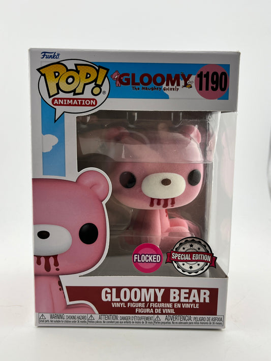 Funko POP! Animation Gloomy Naughty Grizzly - Gloomy Bear #1190 - Flocked Special Edition FRENLY BRICKS - Open 7 Days