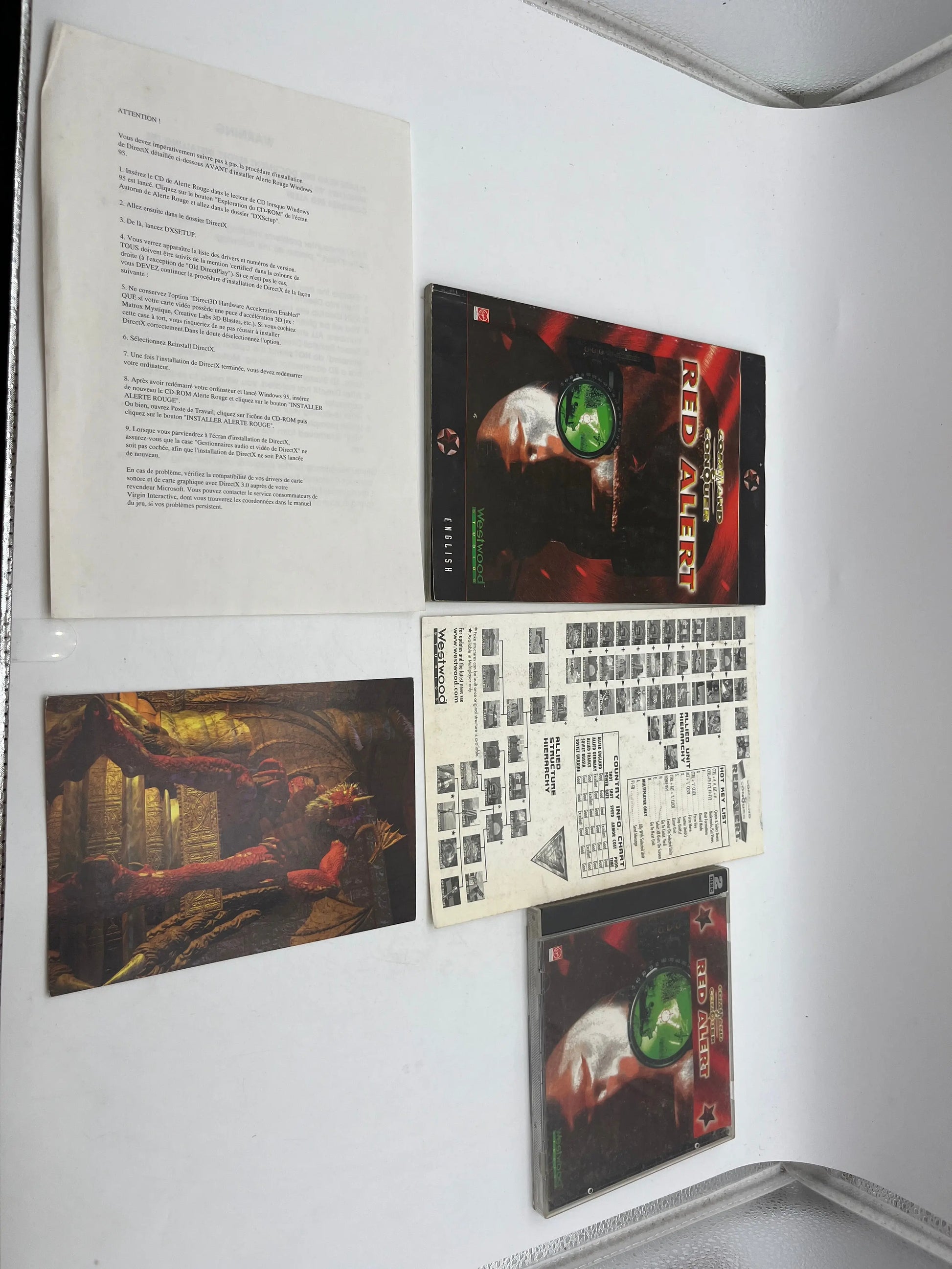 C&C Red Alert PC CD-Rom Big Box Classic Game Westwood Studios 1996 +combinedship FRENLY BRICKS - Open 7 Days