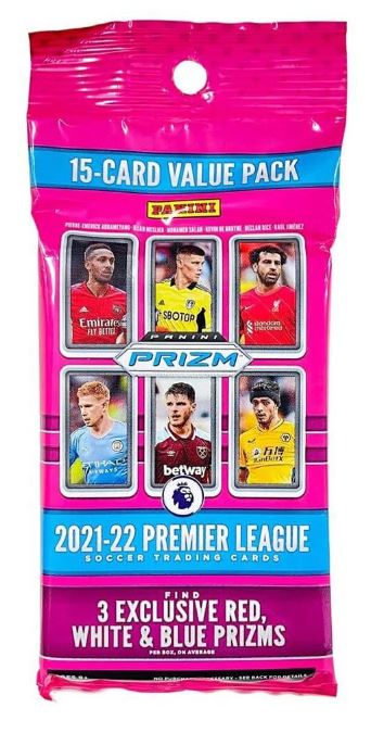 2021-22 PANINI PRIZM ENGLISH PREMIER LEAGUE EPL SOCCER JUMBO VALUE PACK FRENLY BRICKS - Open 7 Days