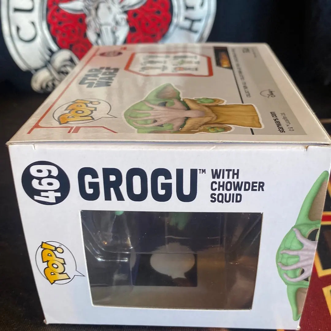 Funko POP! Grogu with chowder squid #469 - FRENLY BRICKS - Open 7 Days