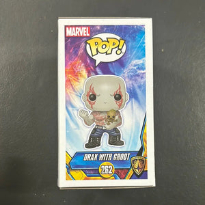 Pop Vinyl Marvel #262 Drax With Groot FRENLY BRICKS - Open 7 Days