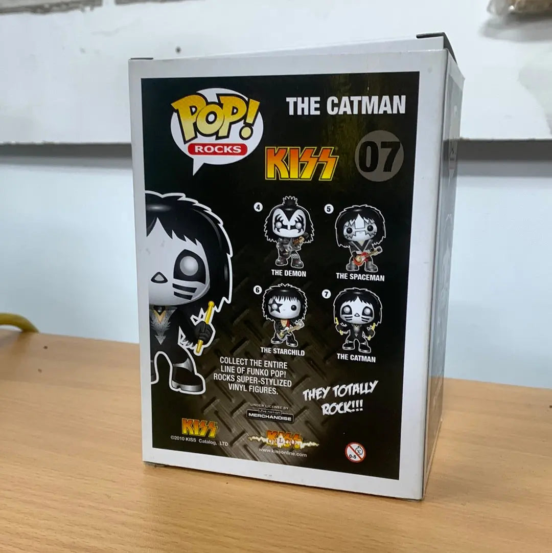 Funko Pop! Rocks KISS The Catman #07 MIB Figure Boxed FRENLY BRICKS - Open 7 Days