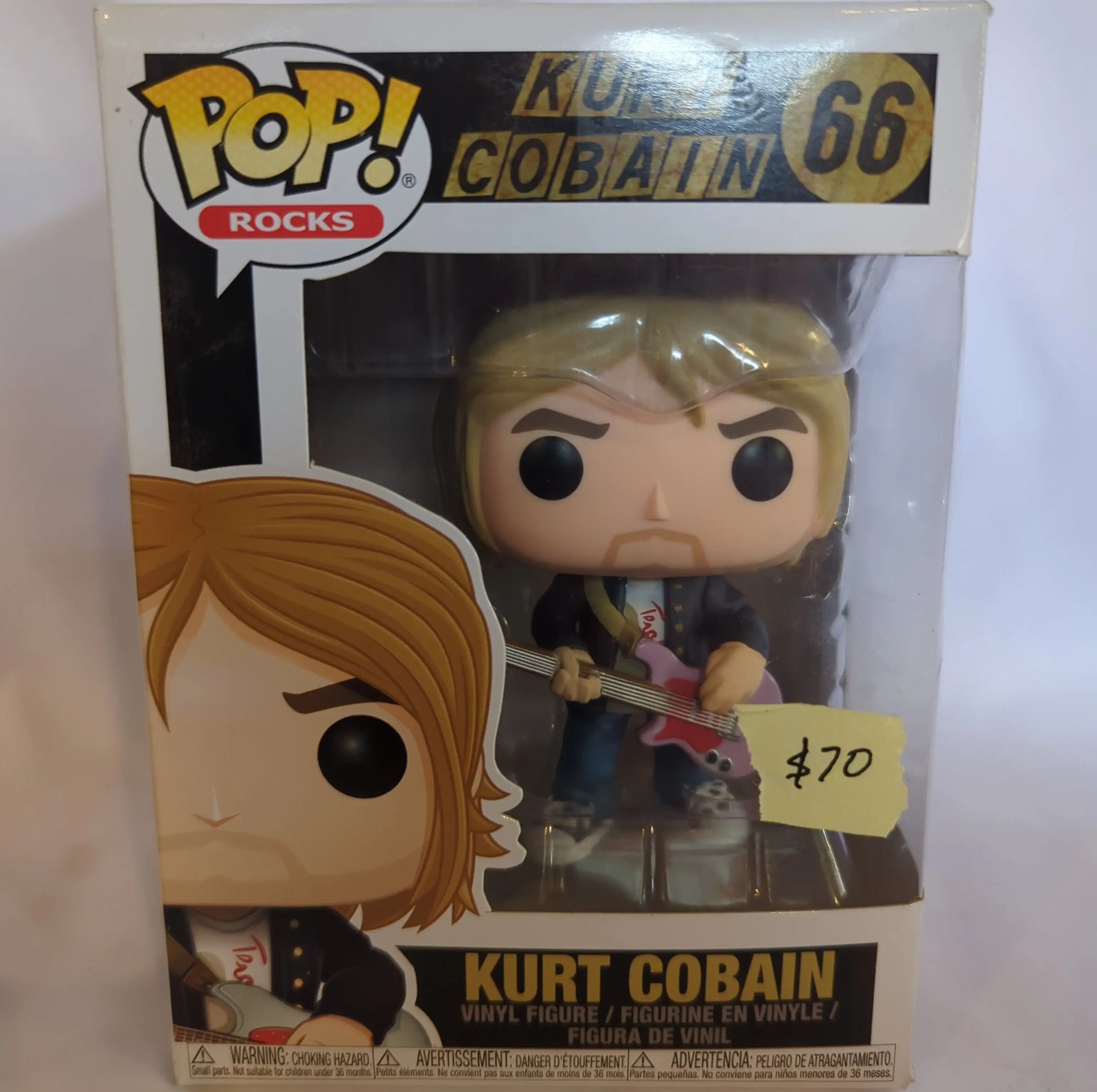 FUNKO POP Vinyl Kurt Cobain 66 - FRENLY BRICKS - Open 7 Days