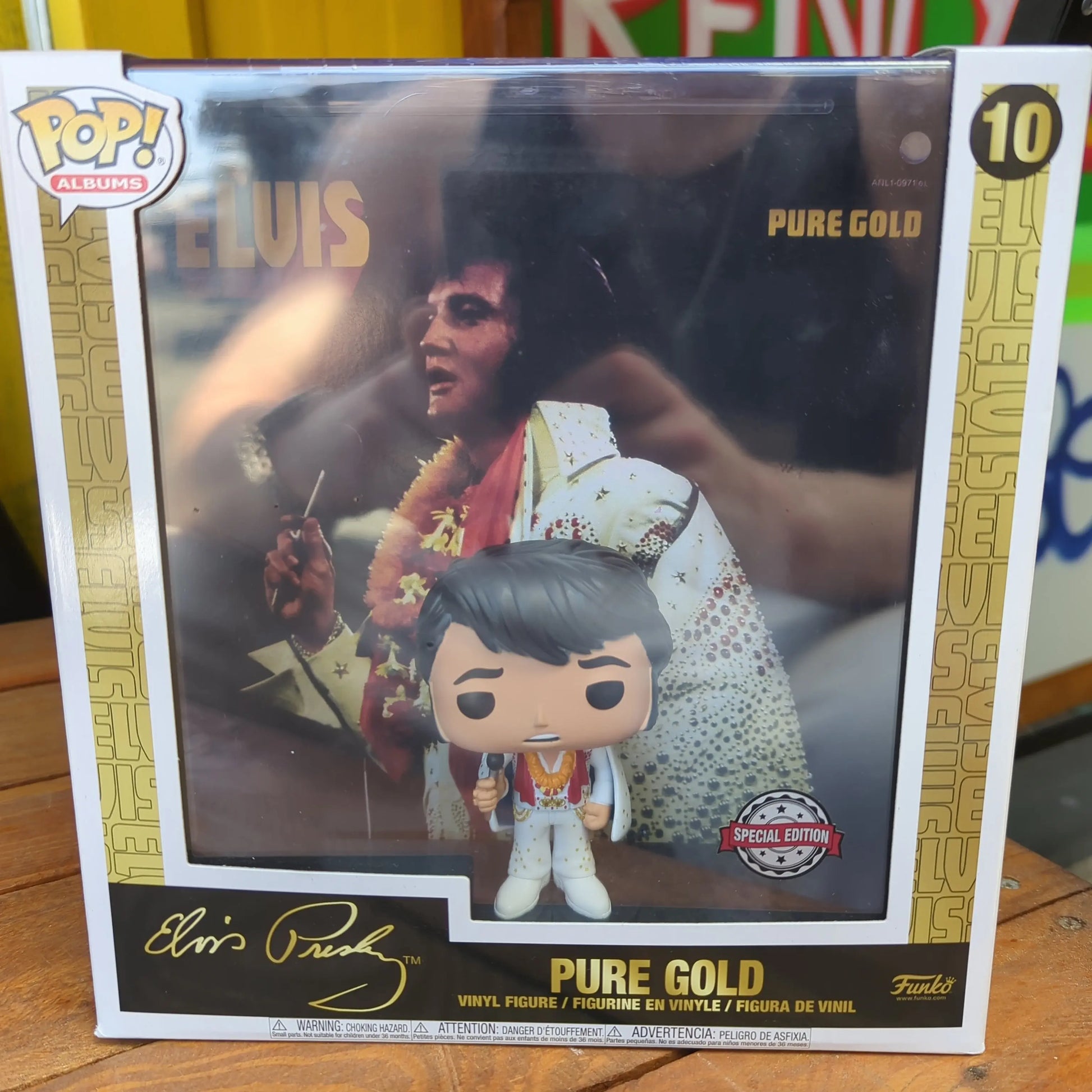 FUNKO POP Vinyl Pure Gold 1 Elvis - Albums - Rocks - FRENLY BRICKS - Open 7 Days