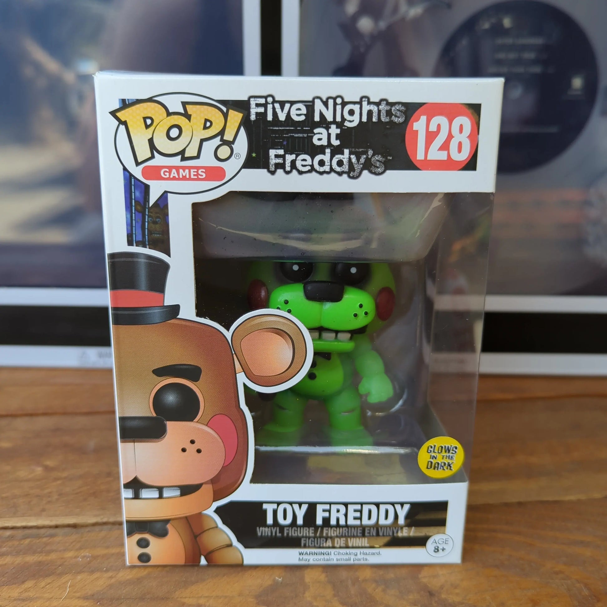 FUNKO POP toy freddy 128 glow - FRENLY BRICKS - Open 7 Days