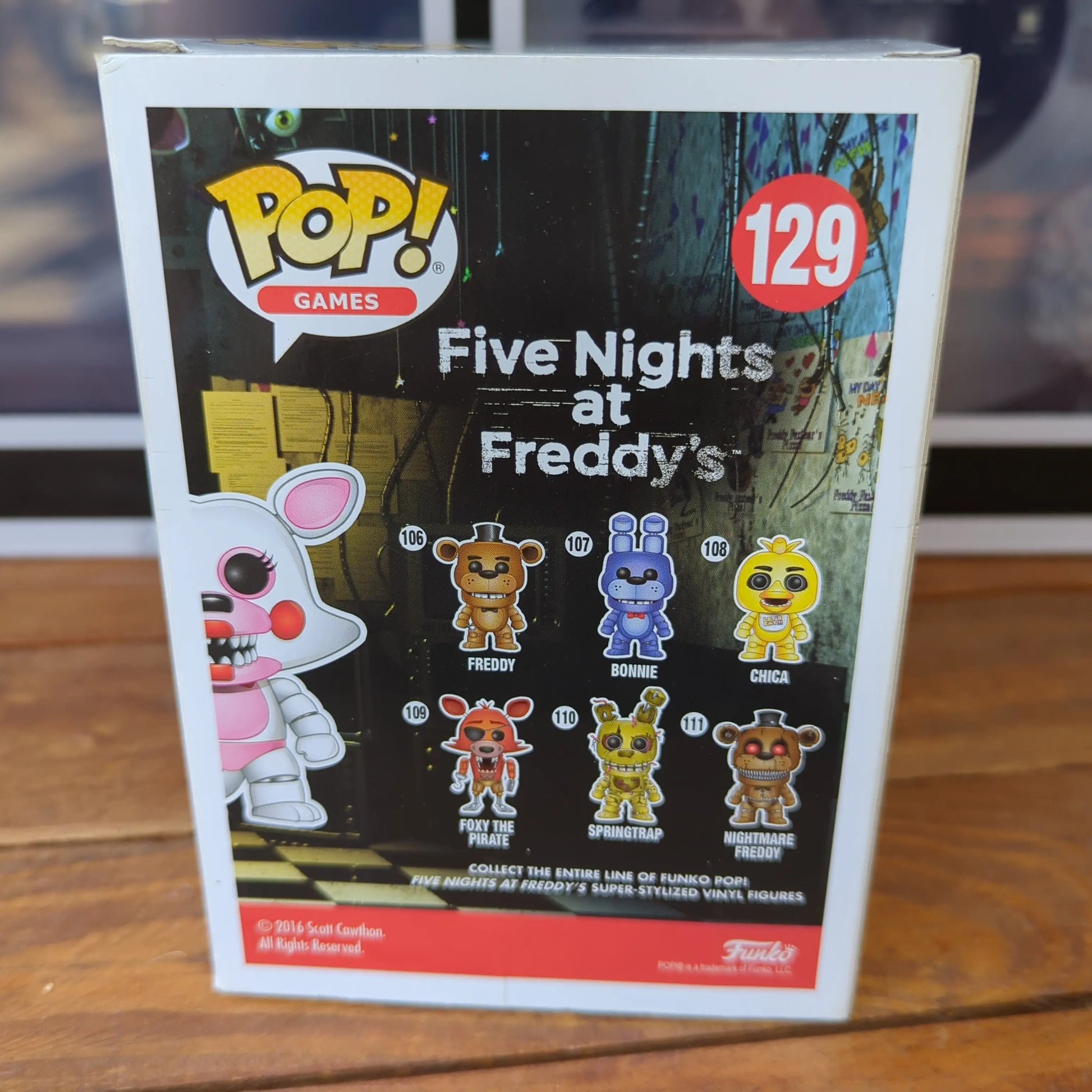 FUNKO POP Vinyl Funtime Foxxy 129 FNAF - FRENLY BRICKS - Open 7 Days