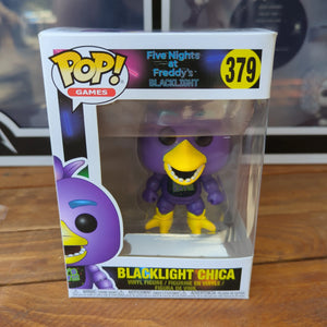 FUNKO POP Vinyl BLACKLIGHT CHICA 379 FNAF - FRENLY BRICKS - Open 7 Days