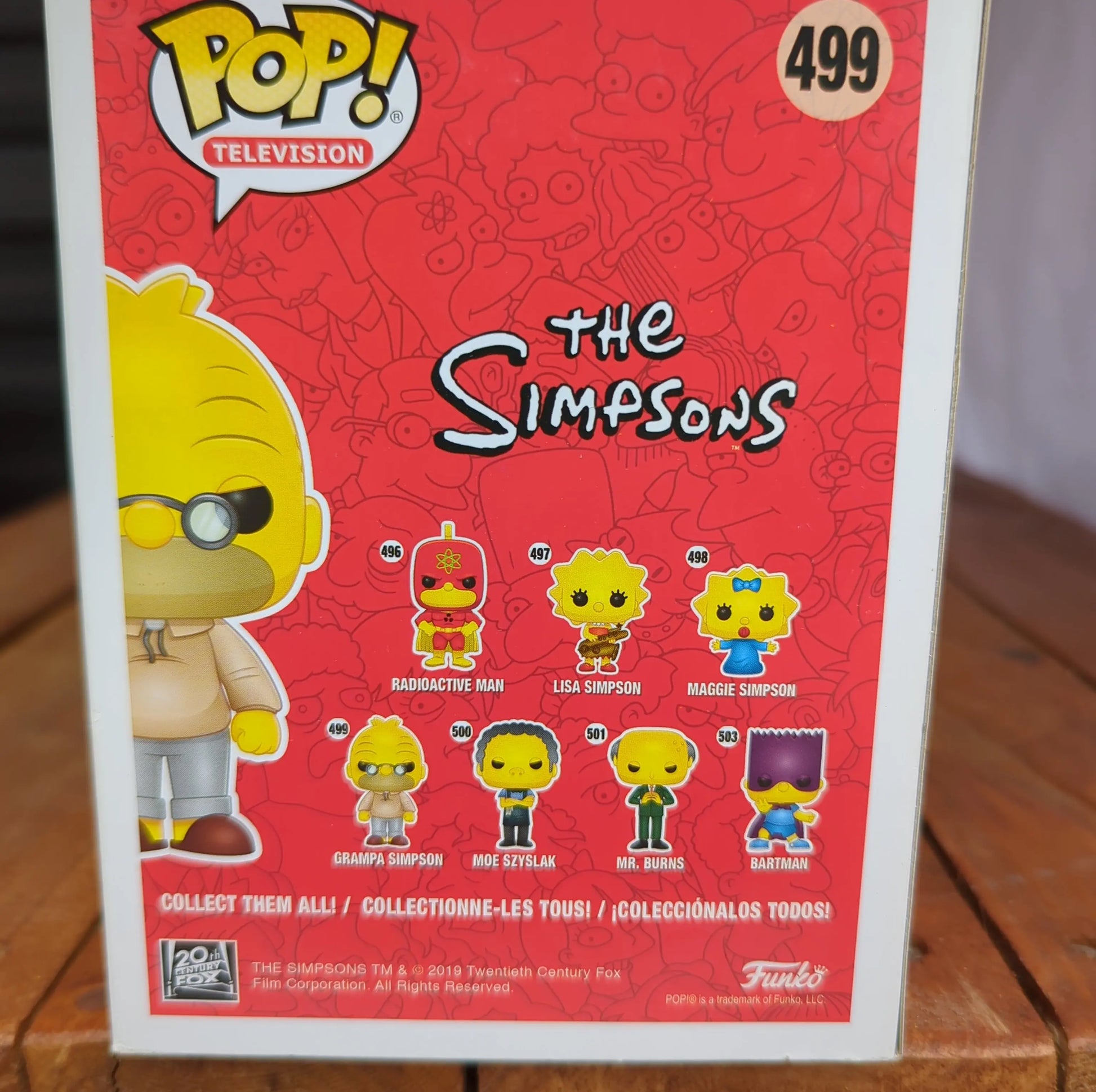 FUNKO POP VINYL GRANDPA SIMPSON - Simpsons 499 - FRENLY BRICKS - Open 7 Days