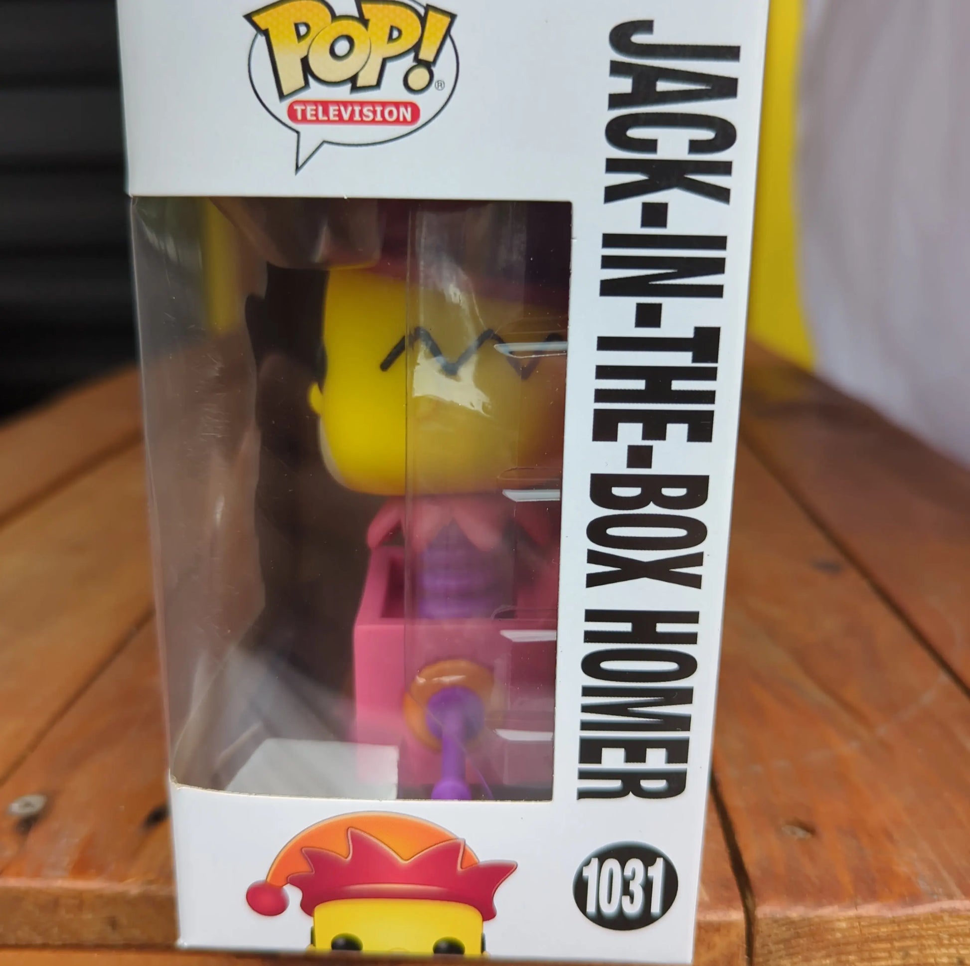 FUNKO POP VINYL THE SIMPSONS JACK-IN-THE-BOX HOMER 1031 - FRENLY BRICKS - Open 7 Days