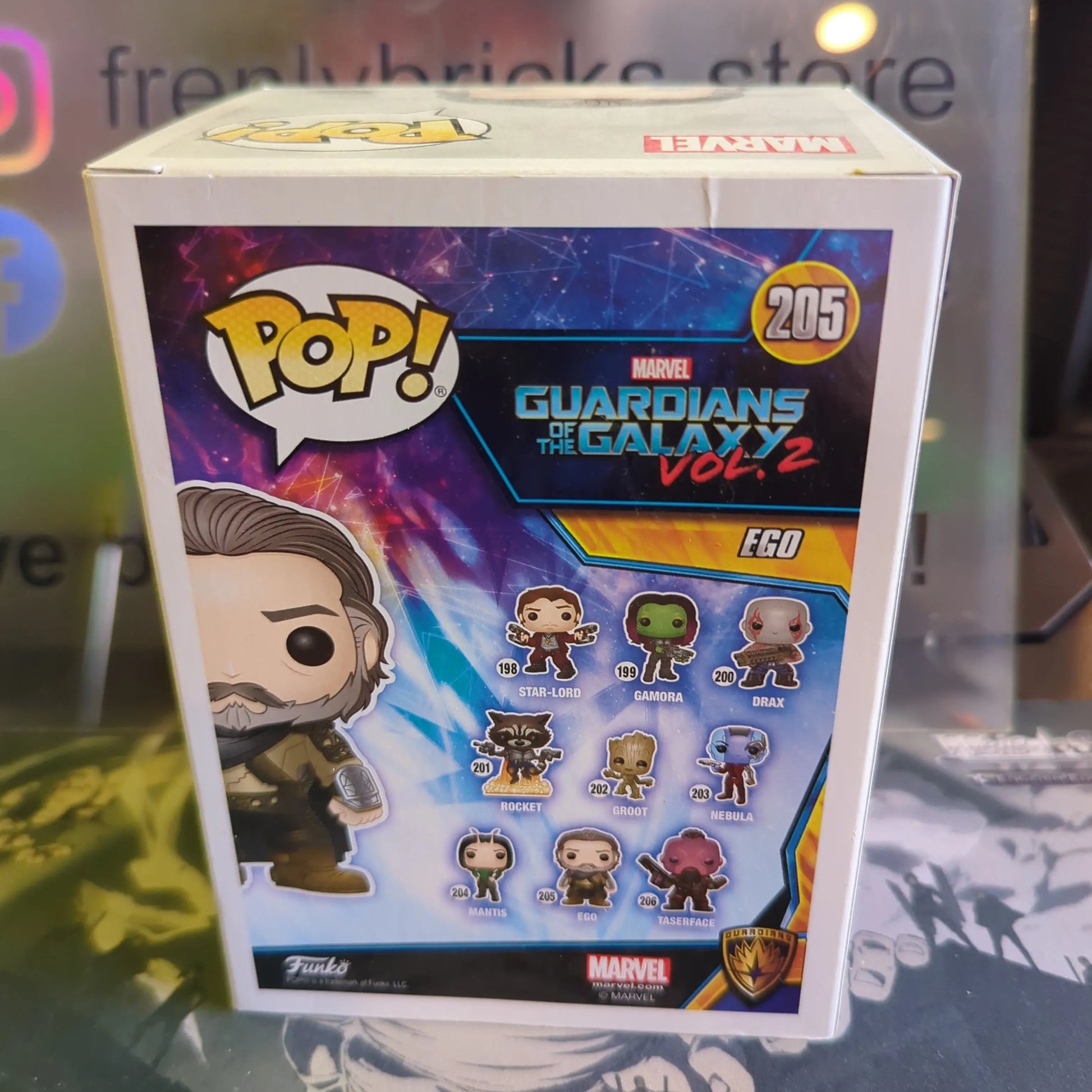 FUNKO POP VINYL EGO 205 Marvel Guardians of the Galaxy - FRENLY BRICKS - Open 7 Days