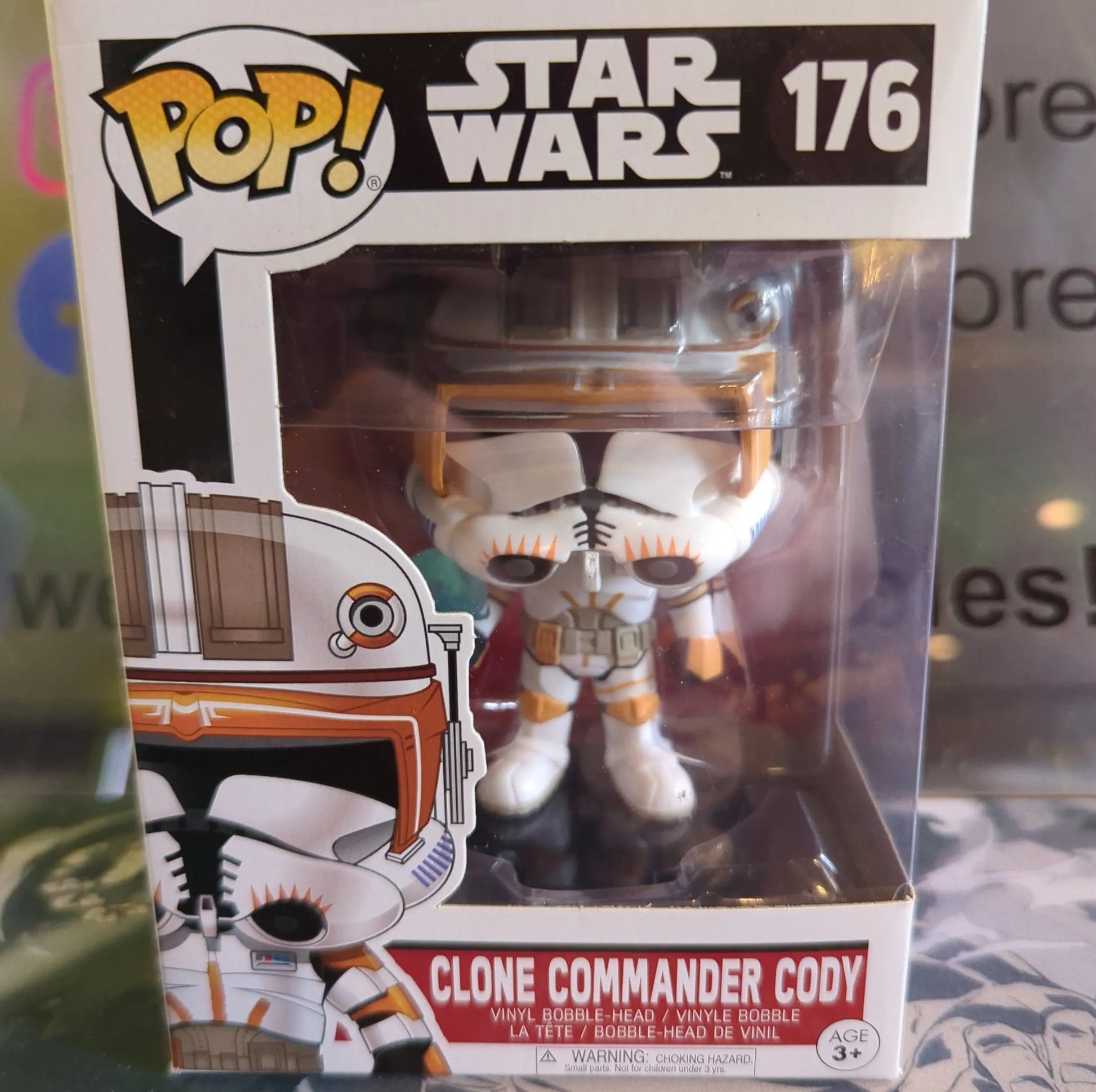 FUNKO POP VINYL 176 CLONE COMMANDER Cody STAR WARS - FRENLY BRICKS - Open 7 Days