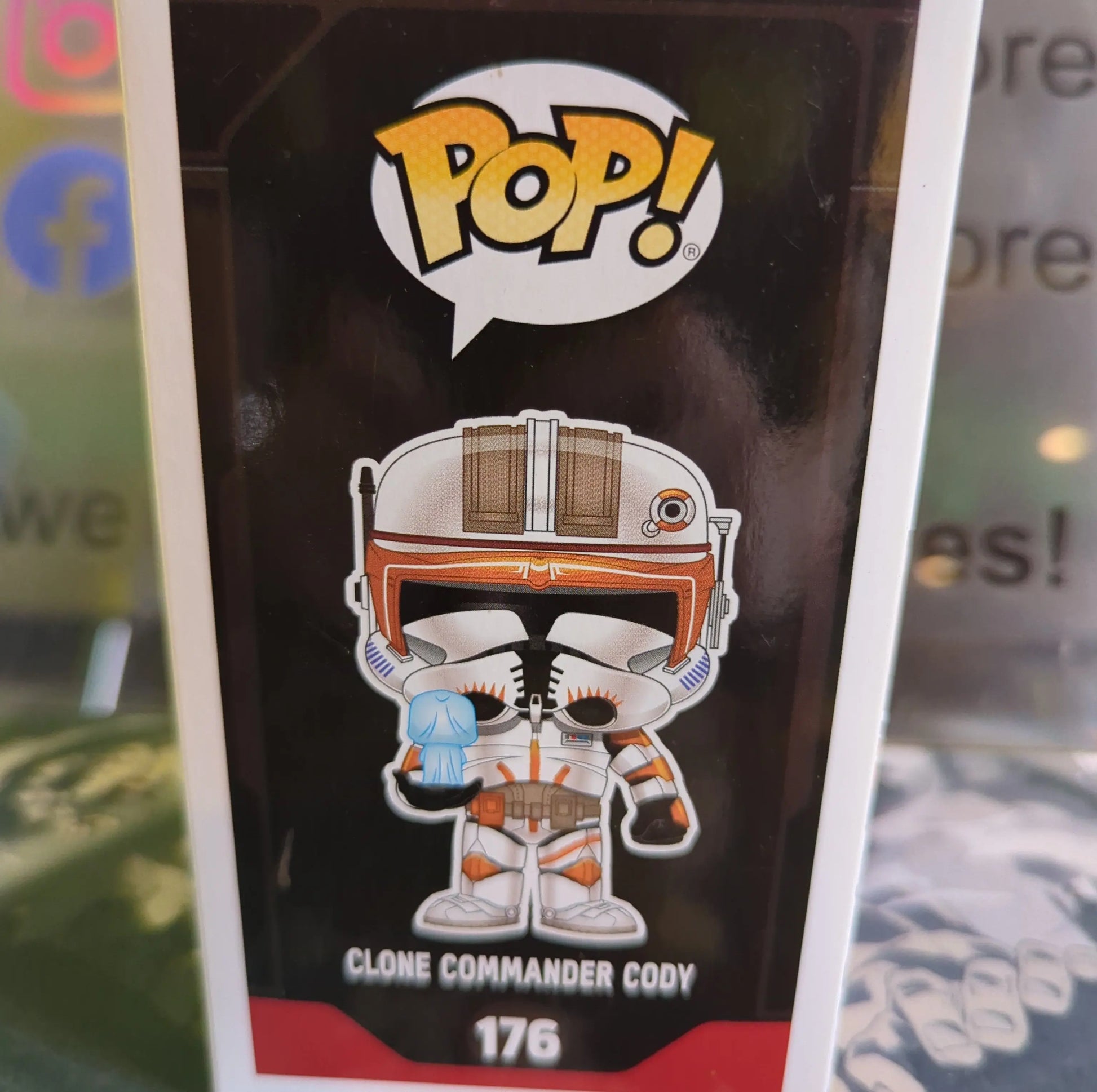 FUNKO POP VINYL 176 CLONE COMMANDER Cody STAR WARS - FRENLY BRICKS - Open 7 Days