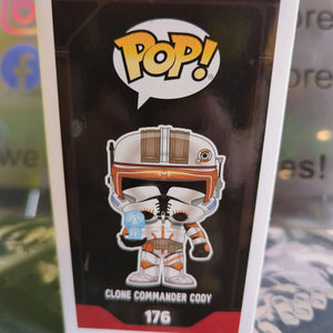 FUNKO POP VINYL 176 CLONE COMMANDER Cody STAR WARS - FRENLY BRICKS - Open 7 Days