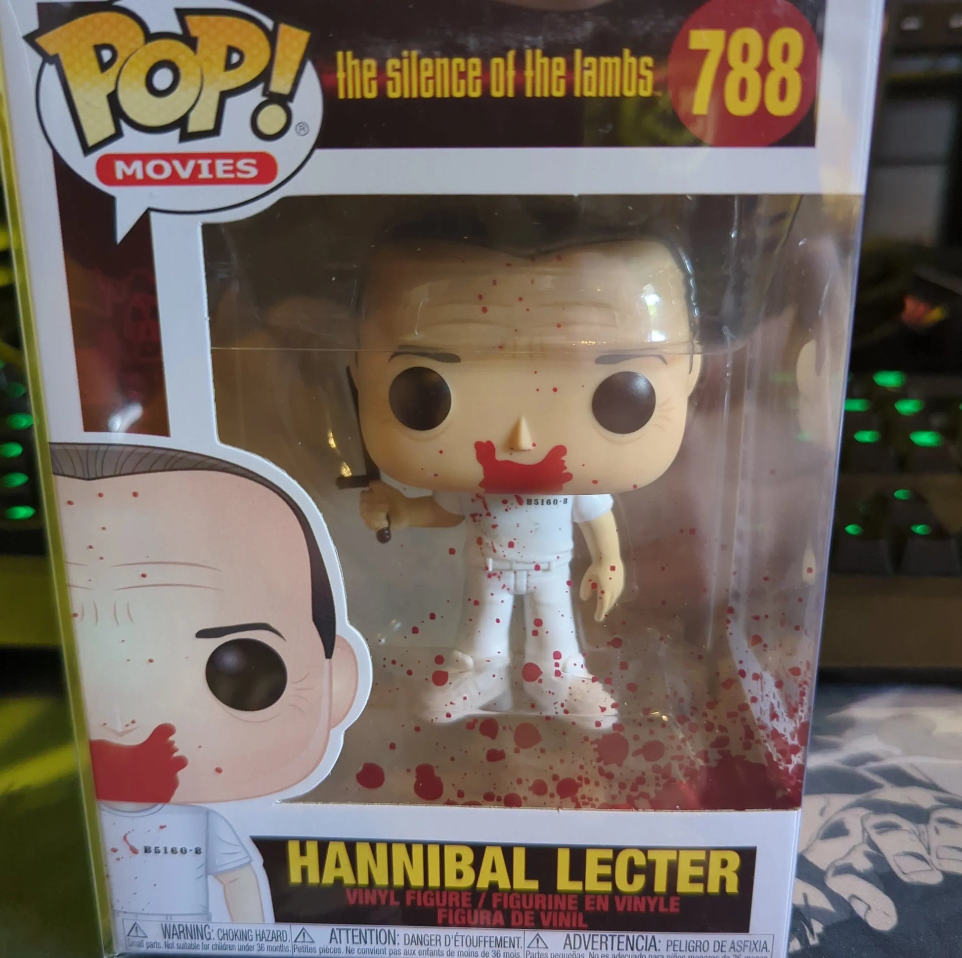 FUNKO POP VINYL HANNIBAL LECTER 788 Movies - Horror - FRENLY BRICKS - Open 7 Days