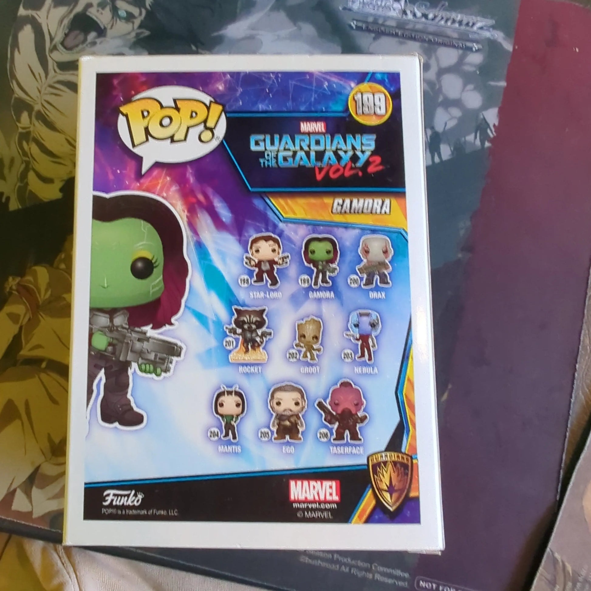 FUNKO POP VINYL GAMORA 199 Guardians of the Galaxy Marvel - FRENLY BRICKS - Open 7 Days