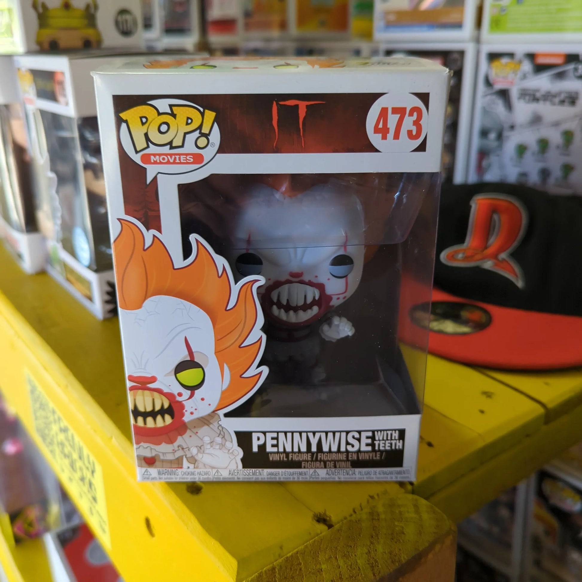 FUNKO POP VINYL 473 PENNYWISE WITH TEETH Horror - FRENLY BRICKS - Open 7 Days