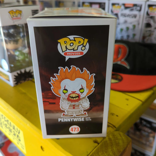 FUNKO POP VINYL 473 PENNYWISE WITH TEETH Horror - FRENLY BRICKS - Open 7 Days