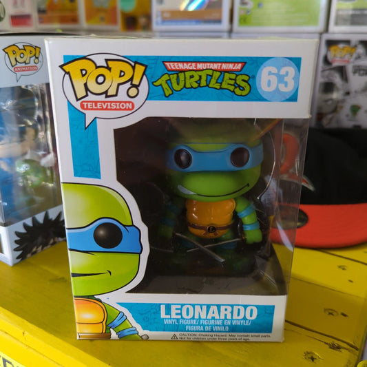 FUNKO POP Vinyl Leonardo 63 Ninja Turtles - Television - FRENLY BRICKS - Open 7 Days