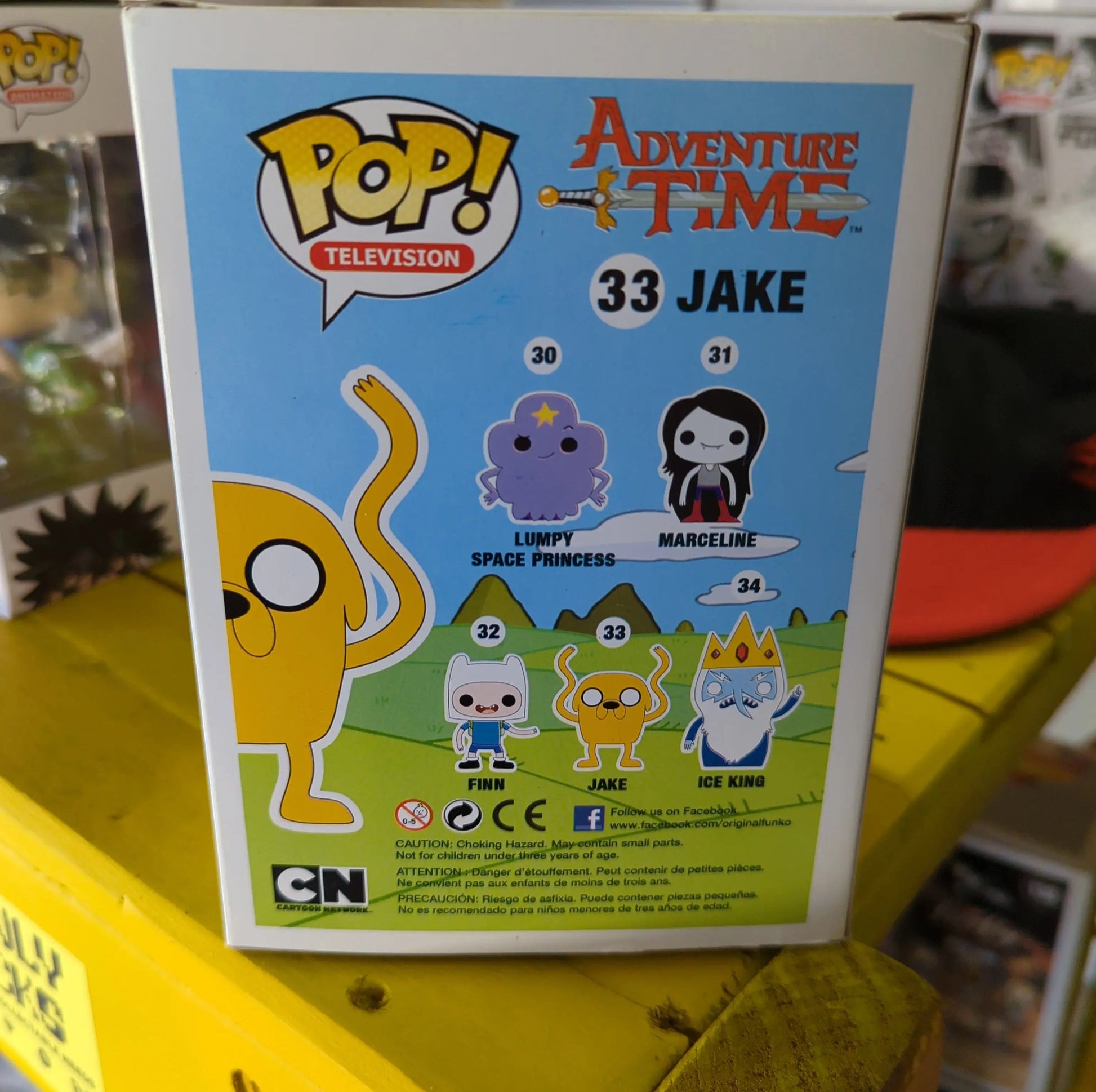 FUNKO POP VINYL JAKE ADVENTURE TIME 33 - FRENLY BRICKS - Open 7 Days