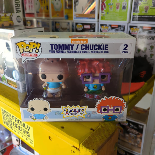 FUNKO POP VINYL TOMMY / CHUCKIE 2 PACK - Rugrats Animation - FRENLY BRICKS - Open 7 Days