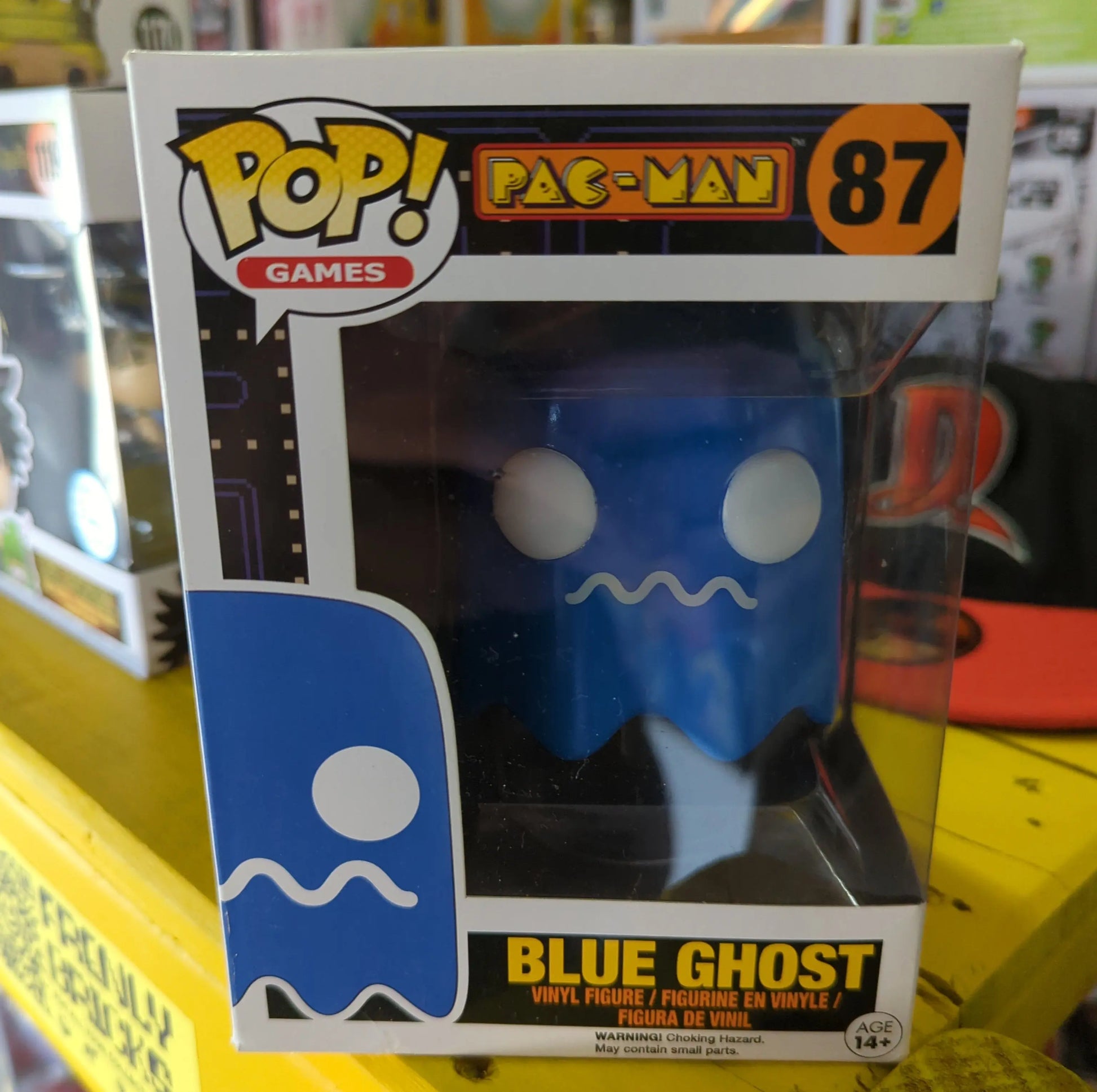 FUNKO POP VINYL PAC-MAN 87 BLUE GHOST - Games - FRENLY BRICKS - Open 7 Days