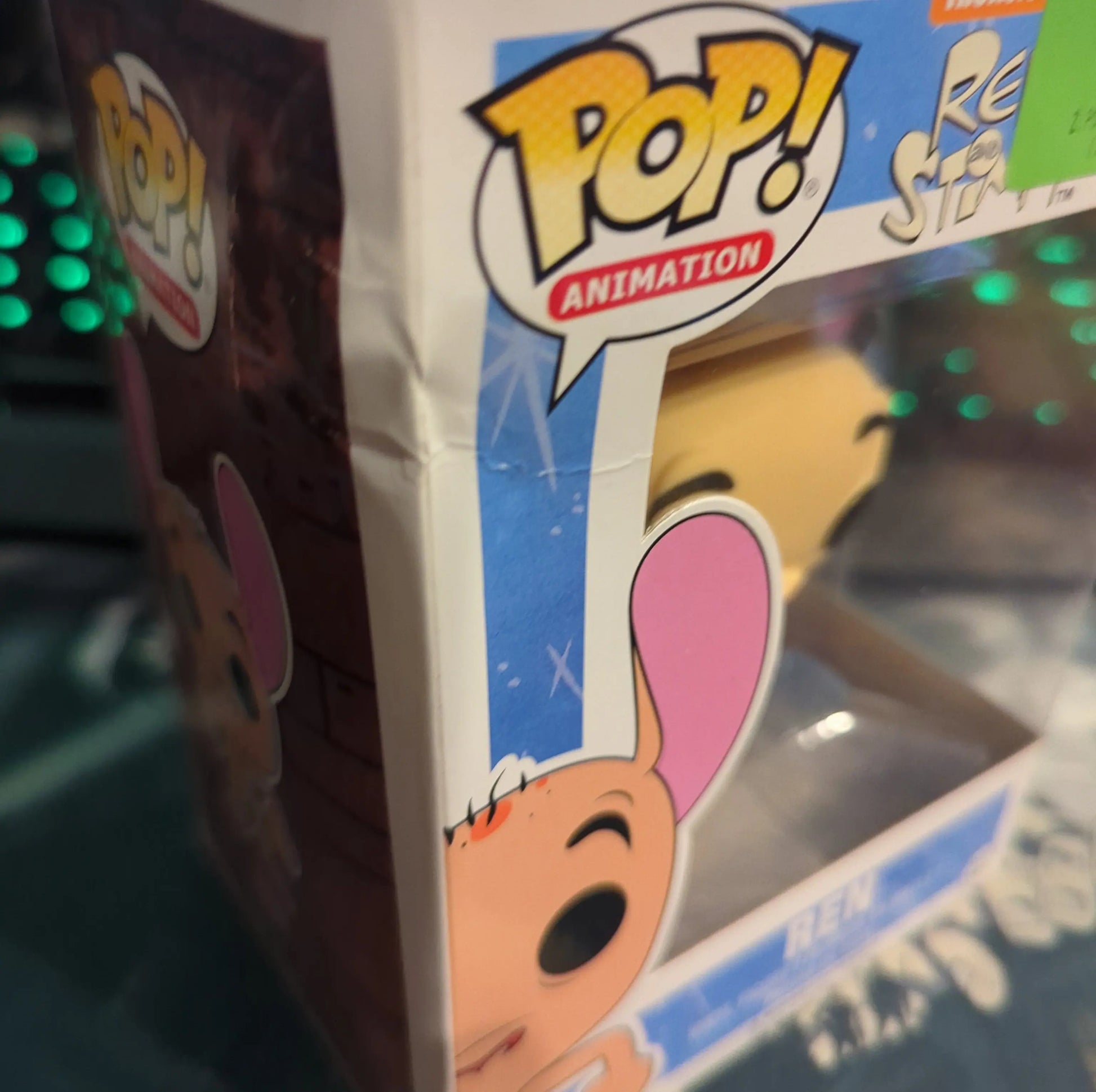 FUNKO POP VINYL REN - REN AND STIMPY 164 *DAMAGED* - FRENLY BRICKS - Open 7 Days