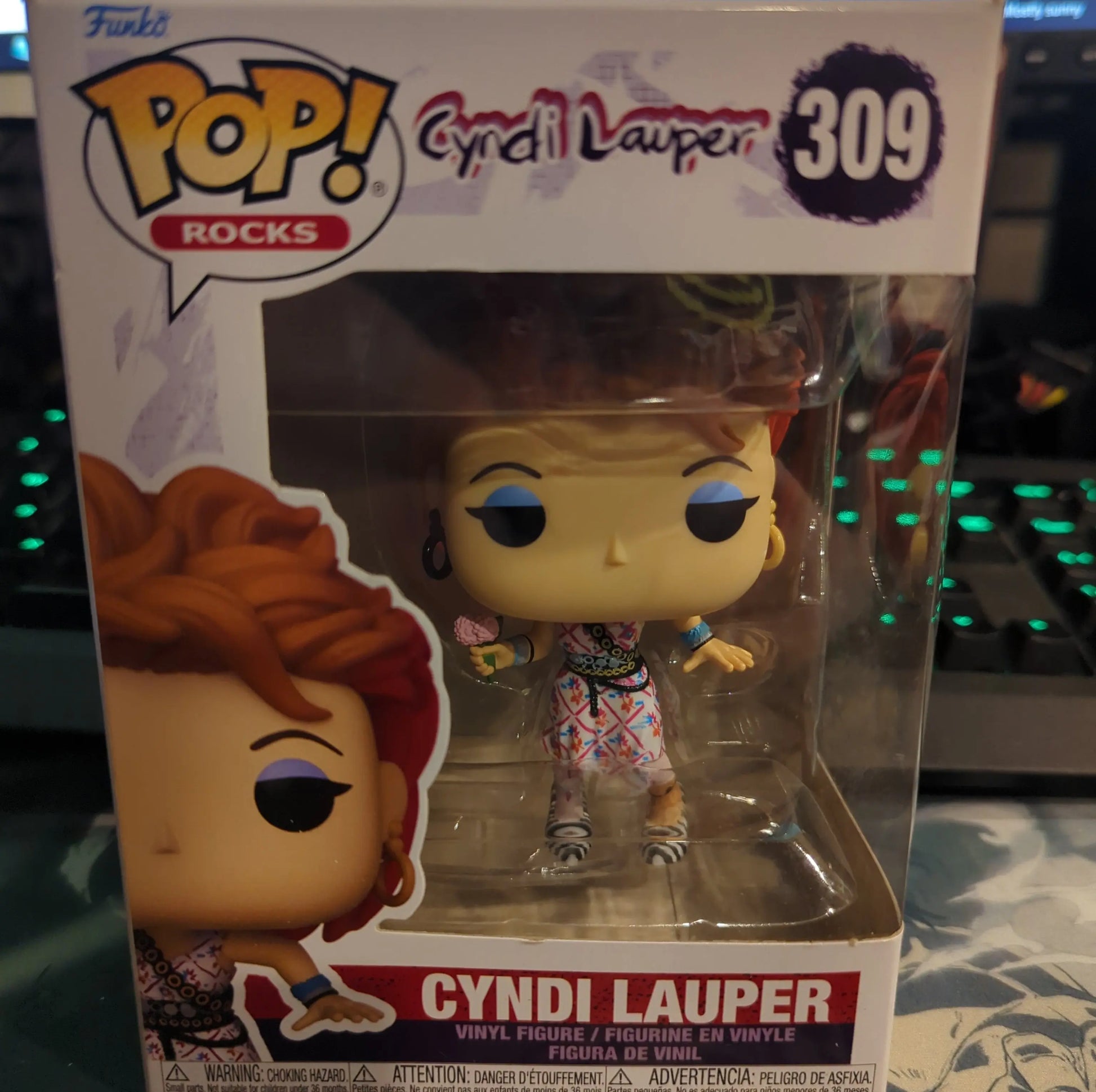 FUNKO POP VINYL Cyndi Lauper 309 Rocks - FRENLY BRICKS - Open 7 Days